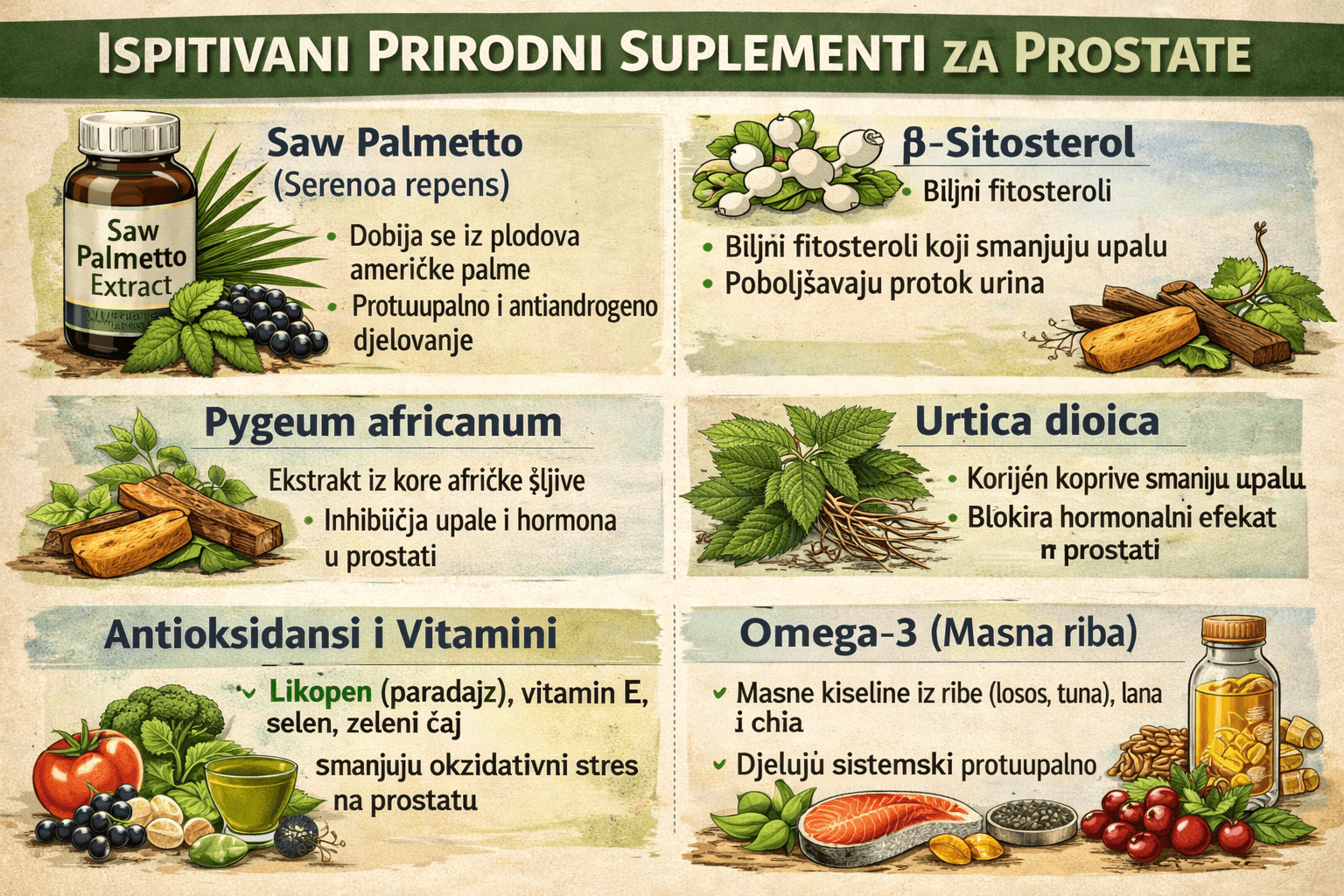 Representação visual dos sintomas de inflamação prostática e hiperplasia prostática benigna